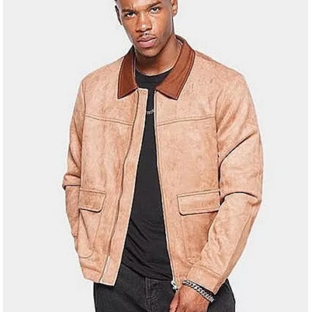 Culture Kings XXIII Men's Faux Suede Zip Up Jacket